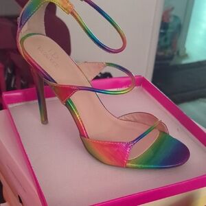 Colorful Strappy Heels